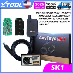 XTOOL AnyToyo SK1 Car Key Programmer For Toyota Lexus 8A 4A For KC501+D8/D9/PAD3 - Picture 1 of 13