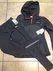 NUEVO CON ETIQUETAS SUDADERAS CON CAPUCHA Y ENTRENAMIENTO GRIS OASICOS VENTA AL POR MENOR $130.00 Dri-fit Reflec - Imagen 1 de 12