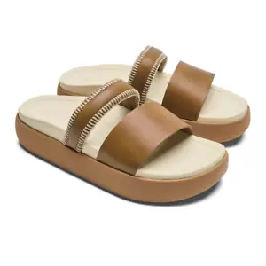 OluKai Pae Sandals - Women's - 9 / Tan/White Sand - Picture 1 of 7