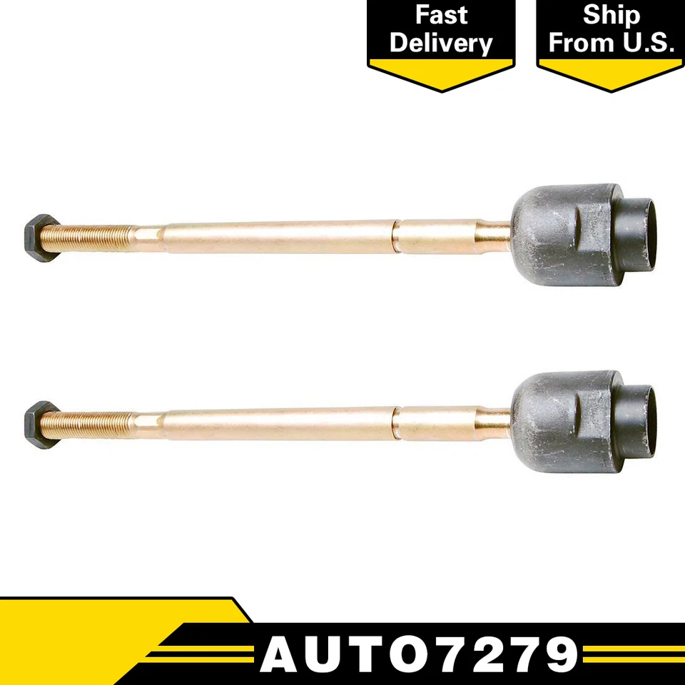 2X Extremos de varilla de dirección INTERIOR DELANTERO para dirección asistida Dodge Omni 1978-89 Foto 1 de 3