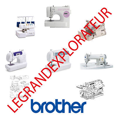 Ultimate Brother Sewing Machine Operation Parts Repair Service Manual PDF On DVD • 12.37€