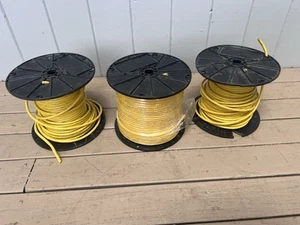 CAT6 Cable 4PR Yellow Roll Lot Communication 26ga Str O/s 26-04 Flex Posl6 - Afbeelding 1 van 14