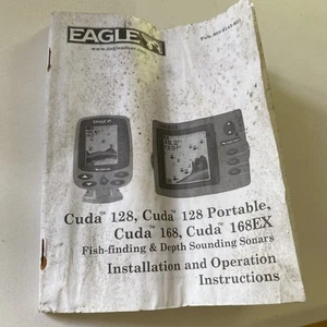 Eagle Cuda 128 168 EX Fish Finder Operator Manual User Guide Instructions - Picture 1 of 3