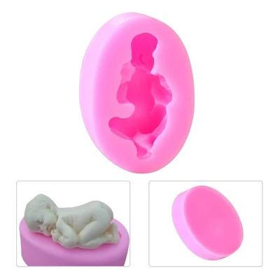Neu Küchen Silikon Ausstechform Backform Baby Kind Säugling Fondant Backform - Bild 1 von 4