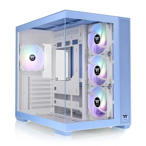 Thermaltake View 380 TG ARGB Hydrangea Blue Mid Tower Chassis (ca-1z2-00mfwn-00) - Picture 1 of 9