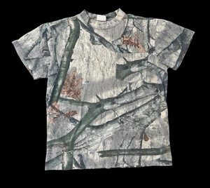 Y2k Treestand Mossy Oak Camo Tshirt 100% cotton MEDIUM Hunting Ethel Cain Core - Picture 1 of 6