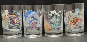 McDonalds Walt Disney World Remember The Magic 25th Anniversary Glasses Set Of 4 - Imagen 1 de 9