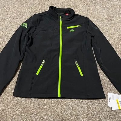 Spyder Patron Tequila Black Lime Softshell Jacket Womens Size M - Image 1 of 4