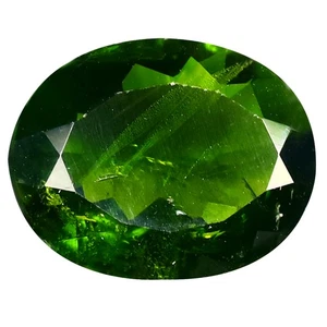 5.35 ct Oval Cut (14 x 11 mm) Unheated 100% Natural Green Chrome Diopside - Picture 1 of 1
