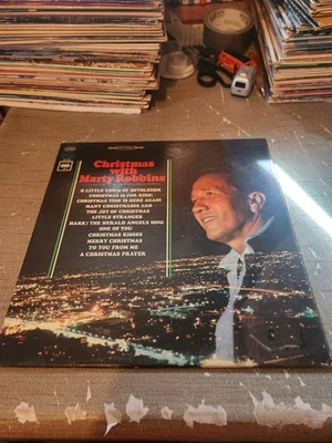 Marty Robbins  Christmas With Marty Robbins Columba Records Vinyl Album - Image 1 of 3