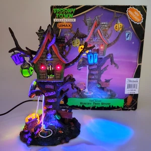 Lemax Spooky Town Hungry Tree House 2006 Halloween 64427 Works RETIRED RARE EUC  - Bild 1 von 24