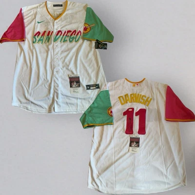 Yu Darvish Signed Padres City Connect Jersey Autographed WBC Japan Auto JSA - Image 1 of 4