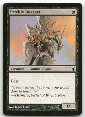 Prickly Boggart #74 (HP) Morningtide MOR Magic MTG - Image 1 of 2