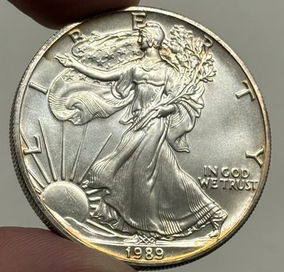 1989 1 oz .999 American Silver Eagle - Image 1 of 4