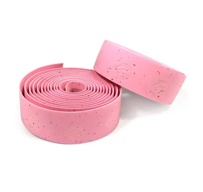 Cinelli Unisex's Original Tape Cork Bar Tape & Plugs Pink Jersey - Image 1 of 4