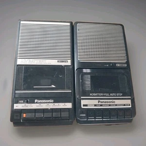 Vintage Panasonic Slimline Cassette Recorders RQ-2104 And RQ-2102 AC/DC - Bild 1 von 5