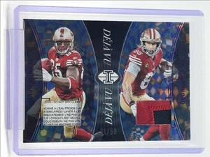 VERNON DAVIS GEORGE KITTLE 2024 ILLUSIONS DEJA VU PATCH PURPLE /50 Q3915 - Picture 1 of 2