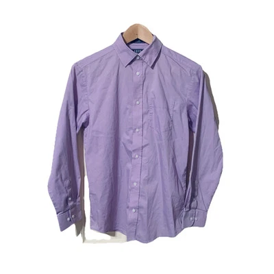 Camisa IZOD Niño Juvenil Púrpura Manga Larga Abotonada Talla XL (14-16) Foto 1 de 4