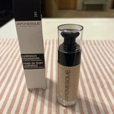 Japonesque Luminous Foundation Flawless Liquid Foundation, 02    .84 fl oz - Image 1 of 4