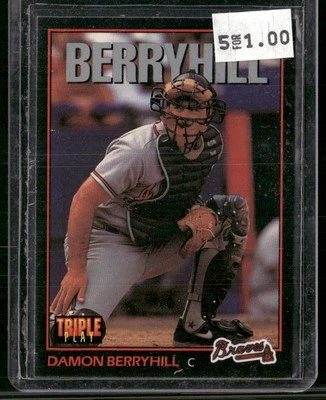1993 Triple Play #113 Damon Berryhill - Image 1 of 2