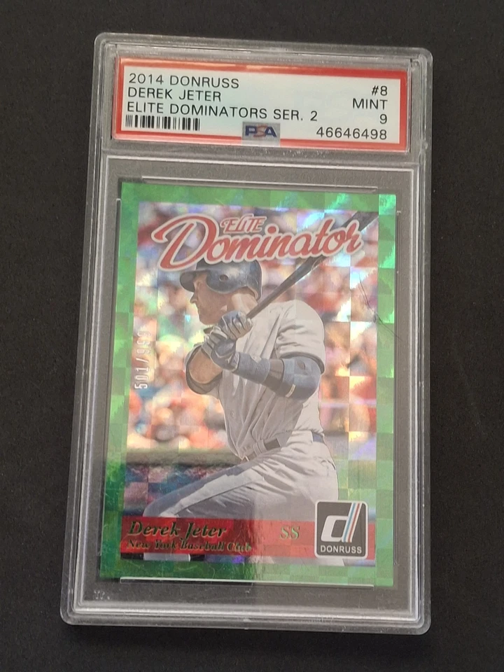 Panini Donruss Elite Dominator Series 2014/999 Derek Jeter - PSA 9 Yankees  Foto 1 de 2