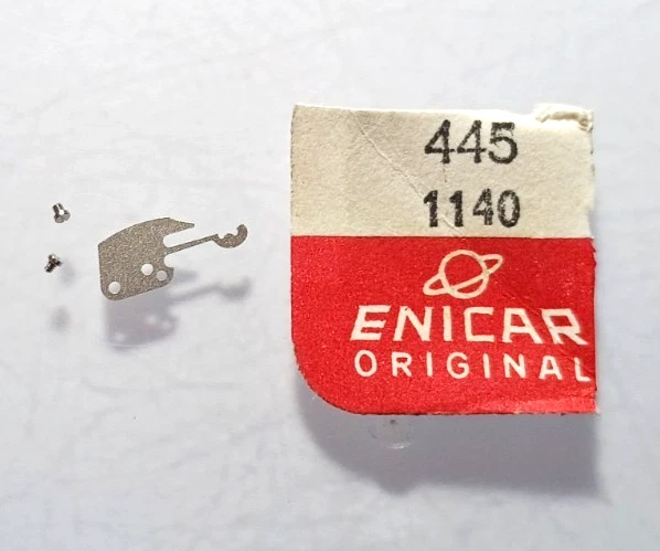 Enicar 1140 Setting Lever Spring watch part #445 Watchmaker - Image 1 of 1