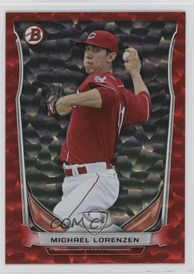 2014 Bowman Draft Top Prospects Red Ice /150 Michael Lorenzen #TP-58 - Image 1 of 2