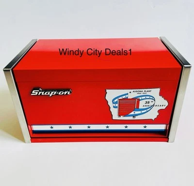 Vintage Snap On Micro Mini Tool Box 35th Anniversary Algona Iowa Plant RARE NOS - Image 1 of 4