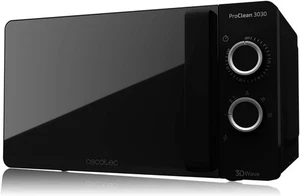 Cecotec 3030 Proclean Microondas Negro 700W, 20L, 6 Niveles de Potencia - Imagen 1 de 9