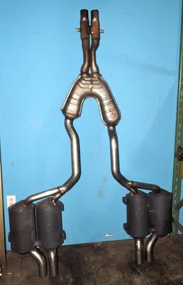 BMW E39 M5 1999-2003 Alpina Stock escape de fábrica OEM excelente forma parte trasera de gato Foto 1 de 4