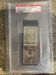 1936 Diamond Matchbook Jerome DIZZY DEAN - PSA 4 - POP 1 None Higher! Cards HOF - Picture 1 of 2