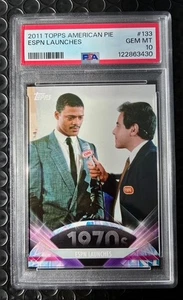 2011 Topps American Pie ESPN Sports TV Show Launches 133 PSA 10 *Low Pop* - Picture 1 of 2