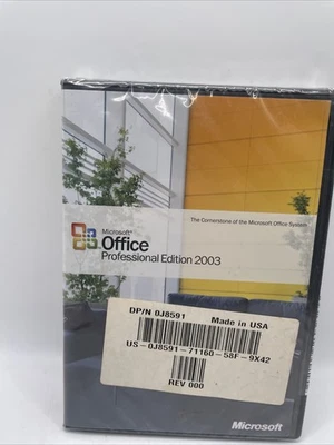 New Microsoft Office Professional Edition 2003 Upgrade with Product Key & Case - Image 1 of 4