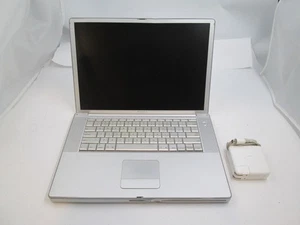 Apple PowerBook G4 A1046 15,2" Laptop, ohne OS - Bild 1 von 8