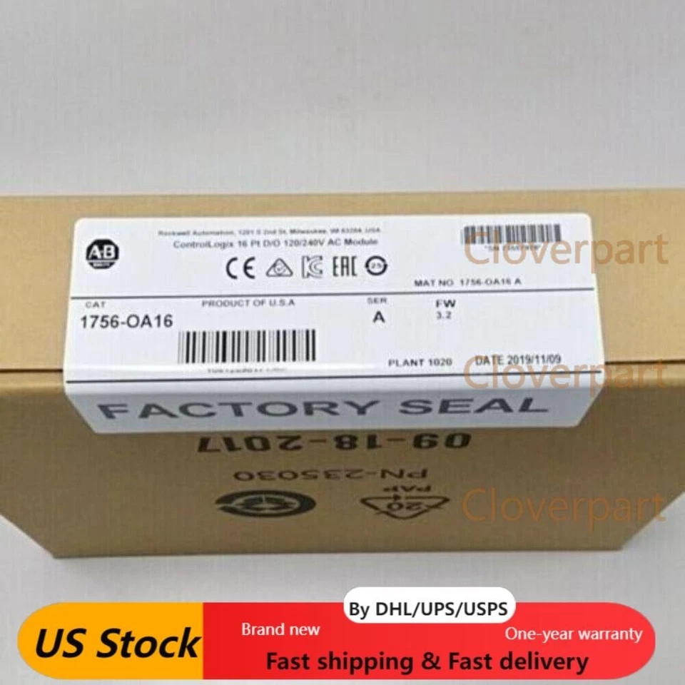Allen-Bradley 1756-OA16 ControlLogix 16 Point D/O Module AB 1756OA16 US Free Tax - Image 1 of 4