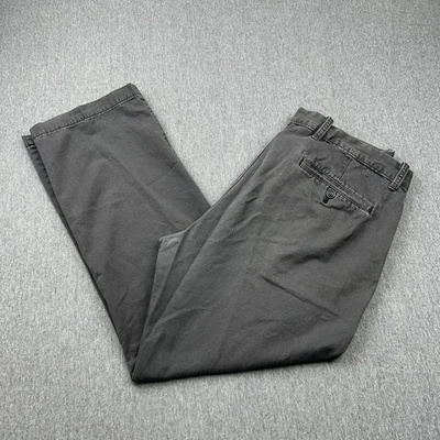 Calça chino Gap The Original cáqui masculina 36x30 cinza perna reta - Imagem 1 de 4