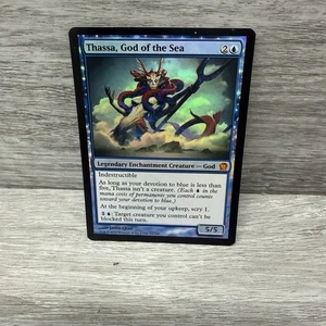 Thassa Dio del Mare MTG FOIL Near Mint 2013 Jason Chan - Foto 1 di 7