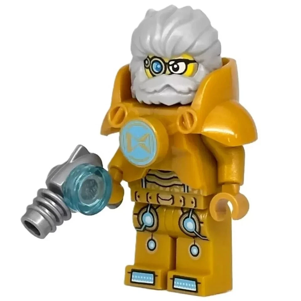 Новая минифигурка LEGO DREAMZzz — мистер Оз с золотой броней + космический пистолет 71475 - Изображение 1 из 1