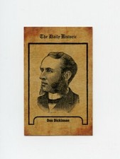 #TN22828 DON DICKINSON Daily Historic Trade Card RARE
