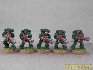 Warhammer 40K WDS painted Dark Angels HELLBLASTERS SQUAD a77 - Picture 1 of 4