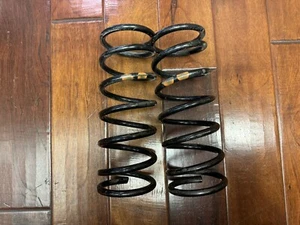 1989-1993ORIGINAL PORSCHE 911 964/TURBO FRONT PAIR COIL SPRINGS ORANGE STRIPE/ID - Picture 1 of 4