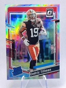 2023 Optic Football Cedric Tillman Rated Rookie Silver Holo Prizm Browns #224 - Picture 1 of 2