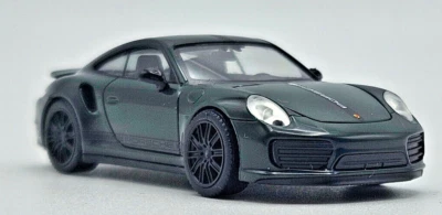 Porsche 911 Turbo Auto Modello Colore Verde Scuro 1:87 H0 Herpa 420358 - Immagine 1 di 4