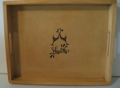 Bandeja para servir Cheers única en su tipo - Caja de vino Foto 1 de 3