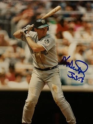 Foto autografiada de Kevin Seitzer Milwaukee Brewers 8x10 MLB firmada Foto 1 de 3