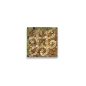 B0061CP Marble Mosaic Border Decorative Tile Everlasting Onyx Resin 5.5x5.5 - Picture 1 of 5