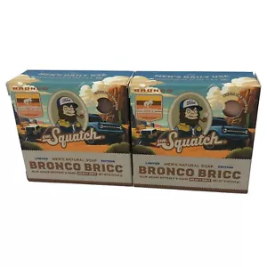 Jabón corporal Dr Squatch Bronco Bricc 5 oz edición limitada grano pesado natural paquete de 2 - Imagen 1 de 8