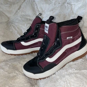 VANS ULTRA RANGE ULTRA CUSH ECO DRY SHOE MENS 8 Women’s 9.5 Maroon/black - Picture 1 of 9