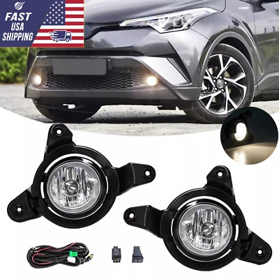 Kit de interruptor de cable de luz antiniebla halógena para parachoques Toyota C-HR CHR 2016 2017 2018 Foto 1 de 4