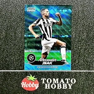 TOPPS STADIUM CHROME UEFA 2023-24 ALEXANDER ISAK /250 AQUA WAVE REFRACTOR - Picture 1 of 2